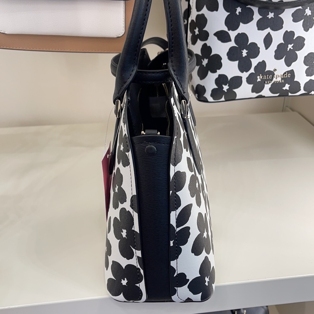 Kate Spade darcy graphic blooms small satchel - Picture 7 of 12